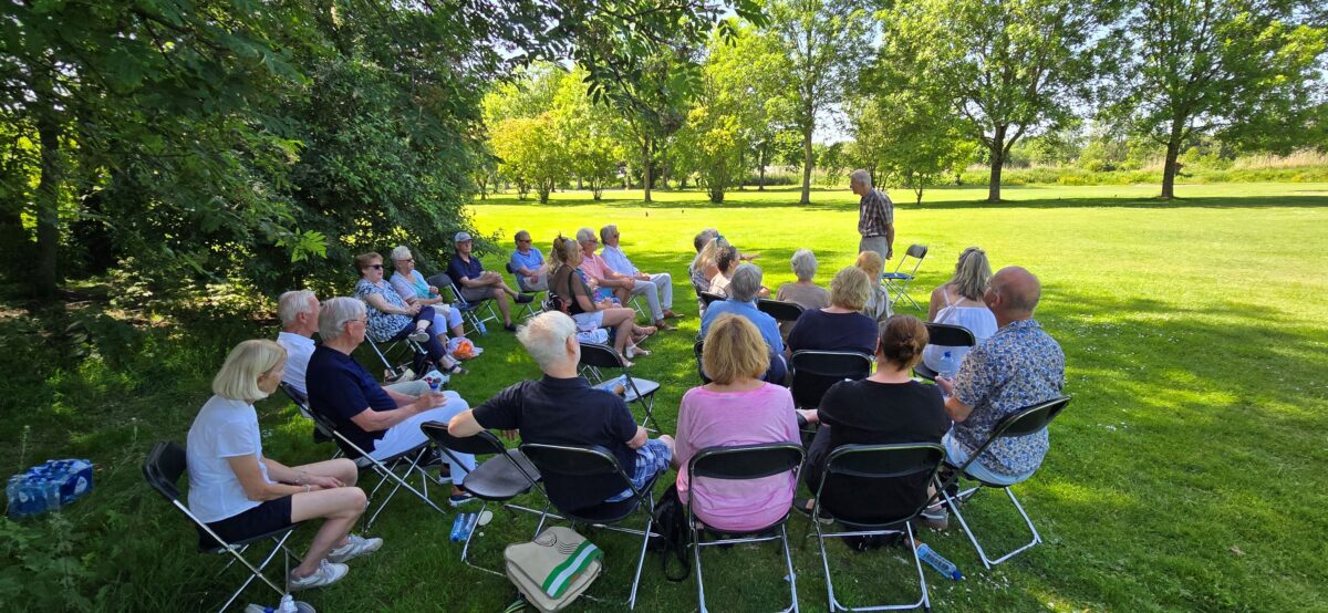 Storyteller Hans van Woerkom bij Golfclub Capelle weer inspirerende middag